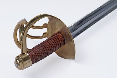 Lot 81 - A replica Napoleonic period cuirassier sword