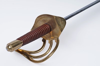 Lot 81 - A replica Napoleonic period cuirassier sword