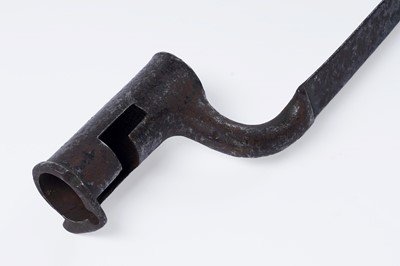 Lot 84 - Three period socket bayonets for India-pattern musket