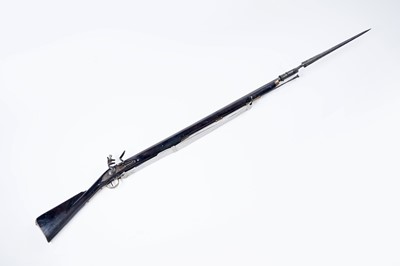 Lot 59 - A replica flint lock Tower musket and bayonet