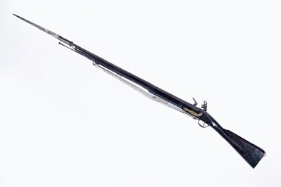 Lot 59 - A replica flint lock Tower musket and bayonet