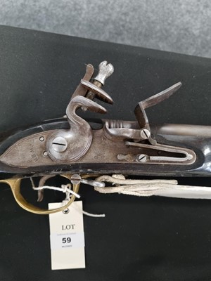 Lot 59 - A replica flint lock Tower musket and bayonet