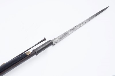 Lot 59 - A replica flint lock Tower musket and bayonet