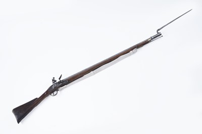 Lot 60 - An 18th Century India pattern flint lock musket