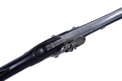Lot 63 - A short round pattern flintlock musket, with 8th Royal Veteran Battalion marks