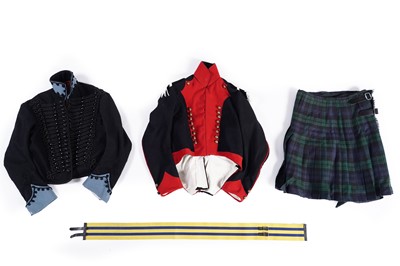 Lot 26 - A Black Watch kilt; and two jackets