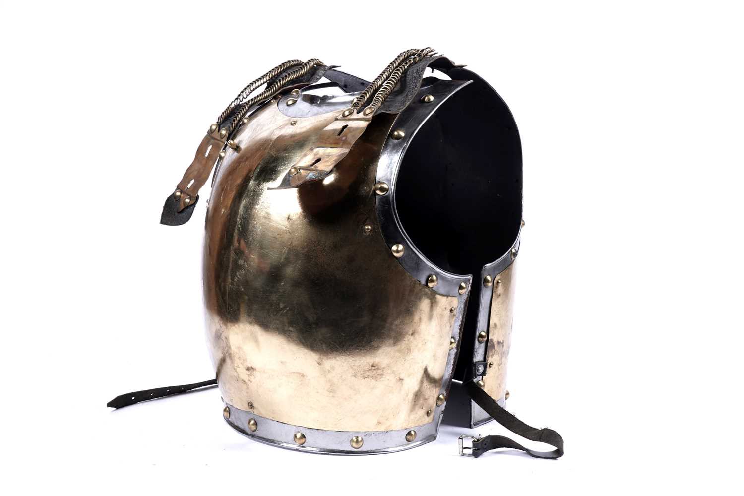 Lot 39 - A replica cuirassier breast and backplate