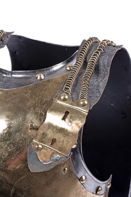 Lot 39 - A replica cuirassier breast and backplate