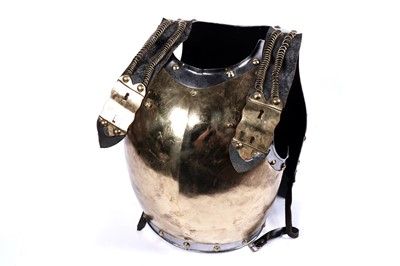 Lot 39 - A replica cuirassier breast and backplate