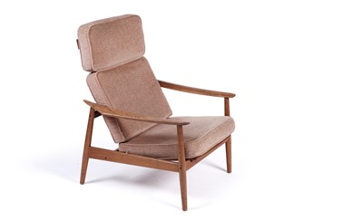 Lot 552 - Arne Vodder for France & Son: a Danish teak ‘Model FD-164’ reclining armchair