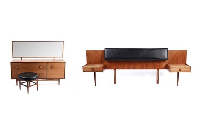Lot 557 - Ib Kofod-Larsen for G Plan Danish: a teak dressing chest and other items