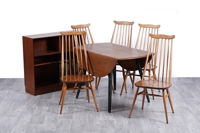 Lot 130 - An Ercol elm and beech table; and other items