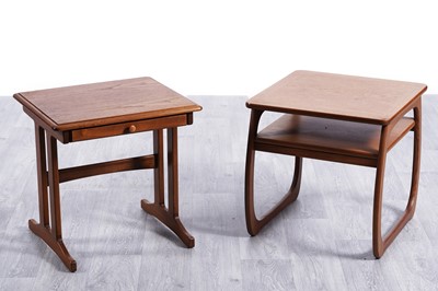 Lot 131 - Two teak occasional tables