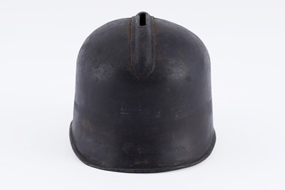 Lot 31 - A Luftwaffe helmet pattern money box