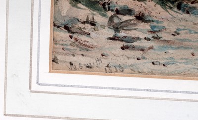 Lot 669 - William Smith - British countryside landscape with figures | watercolour