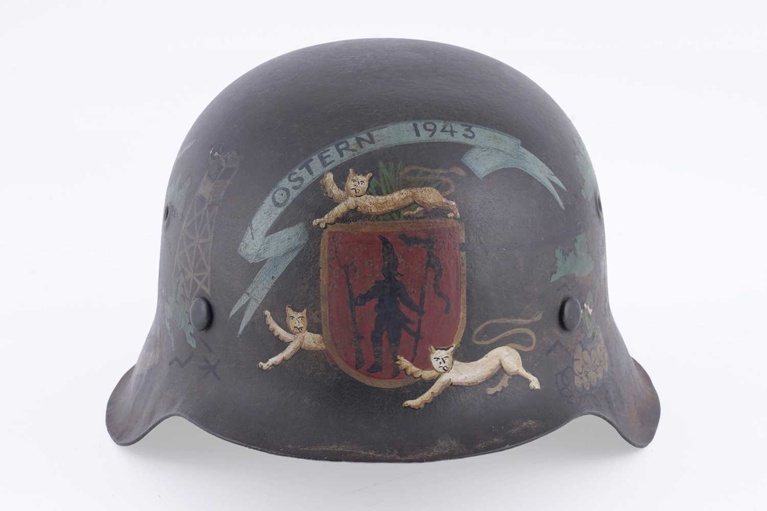 Lot 36 - A German M42 pattern helmet