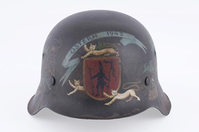 Lot 36 - A German M42 pattern helmet