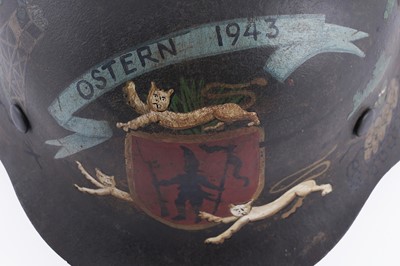 Lot 36 - A German M42 pattern helmet