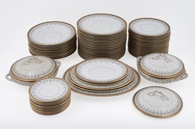 Lot 290 - A Cauldon part dinner service