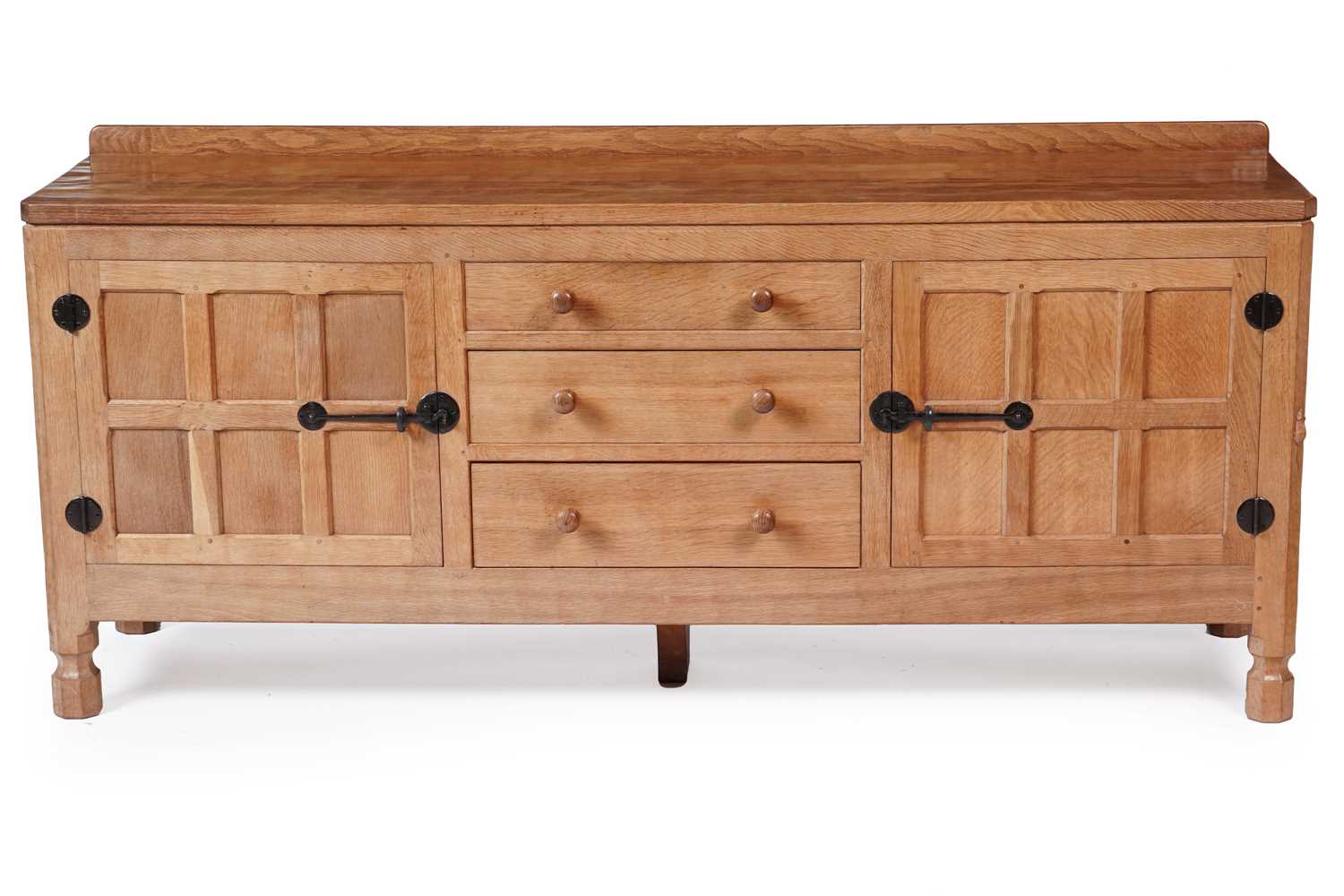 Lot 1074 - Robert ‘Mouseman’ Thompson: an oak sideboard