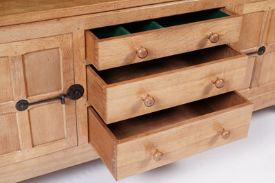 Lot 1074 - Robert ‘Mouseman’ Thompson: an oak sideboard