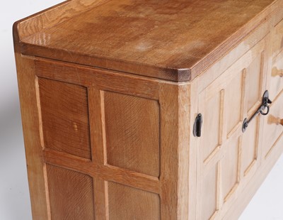 Lot 1074 - Robert ‘Mouseman’ Thompson: an oak sideboard