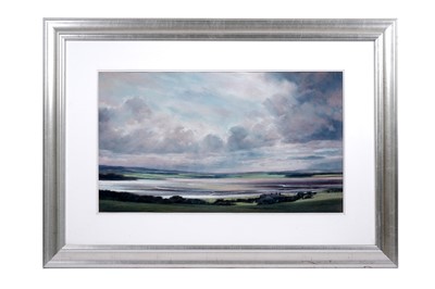 Lot 77 - Robert Turnbull - Budle Bay at low tide | pastel
