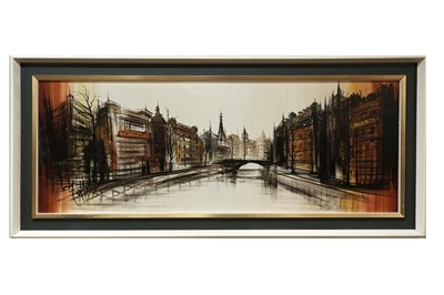 Lot 219 - ‘Seine’ oil on canvas, signed 'Folland'