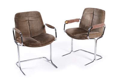 Lot 560 - Tim Bates for Pieff: a pair of ‘Eleganza’ armchairs