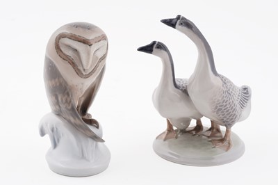 Lot 365 - Two Royal Copenhagen ceramic figures