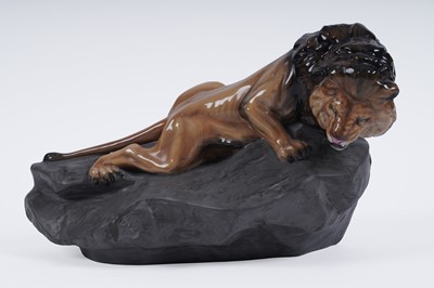 Lot 303 - Royal Doulton H.N. 2641 ceramic figure of a lion