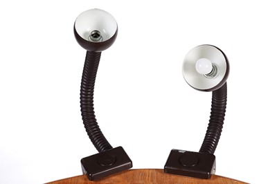 Lot 606 - Gebrüder Cosack: a pair of 1970’s adjustable headboard lamps