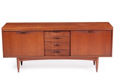 Lot 589 - Arthur Edwards for White and Newton: a mid-20th Century teak sideboard