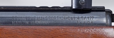 Lot 40 - A Feinwerkbau Sport .177 cal air rifle