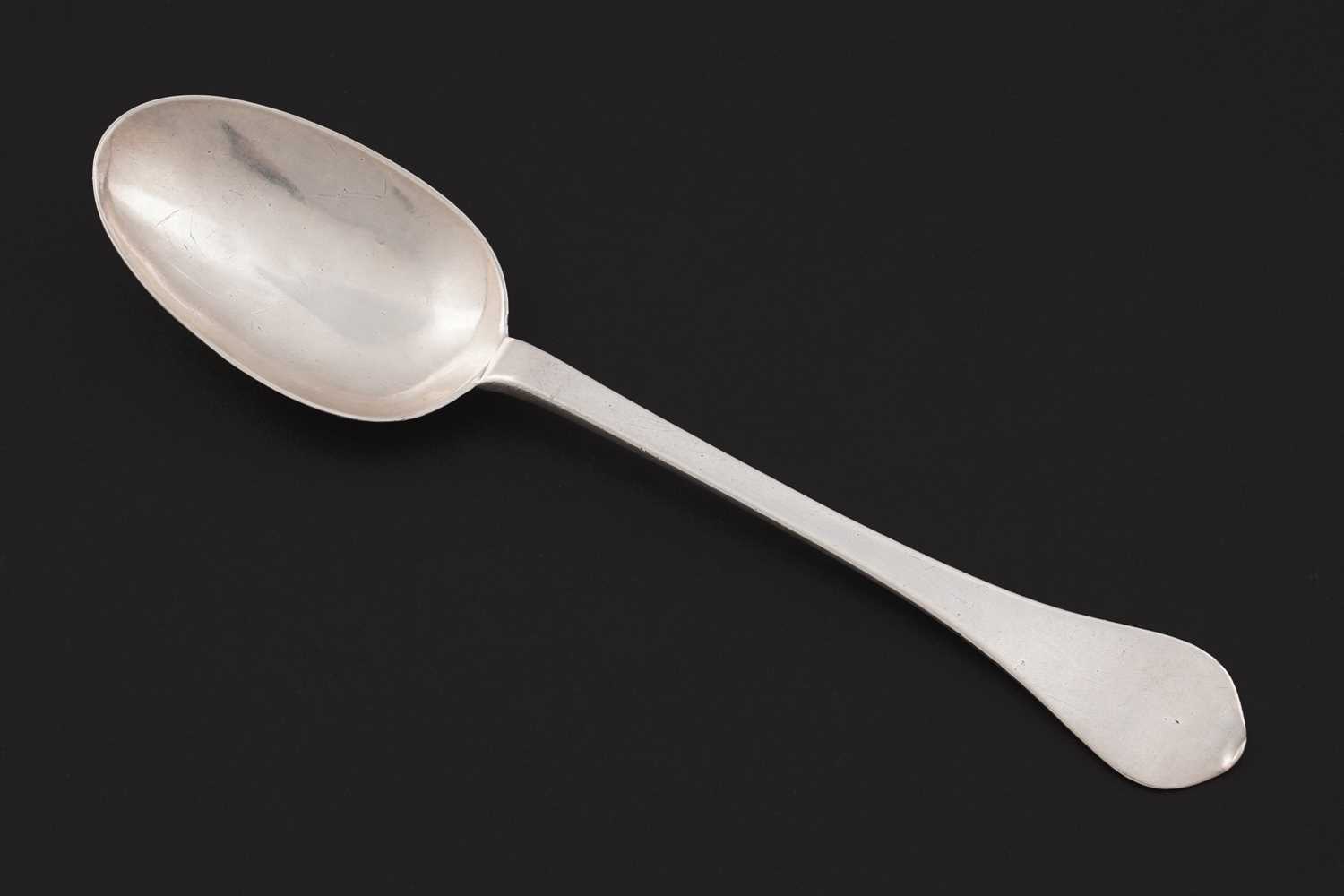 Lot 677 - A rare, historical Queen Anne North Eastern provincial silver spoon