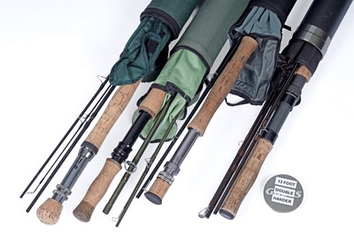 Lot 538 - A selection of flyfishing rods