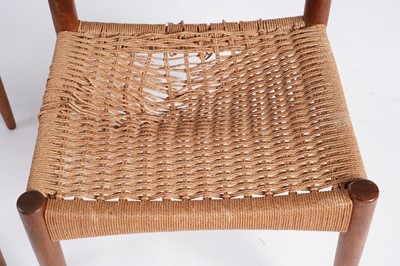 Lot 532 - Arne Hovmand Olsen for Mogens Kold: a set of six Danish teak dining chairs