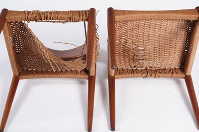 Lot 532 - Arne Hovmand Olsen for Mogens Kold: a set of six Danish teak dining chairs