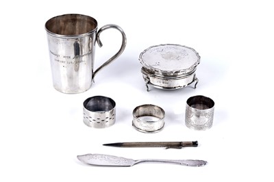 Lot 191 - British and Chinese commemorative silver