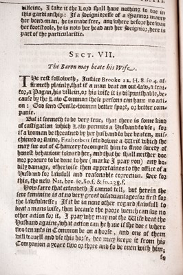 Lot 223 - Edgar's Laws Resolutions of Women’s Rights: or the Lawes, Provision for Women