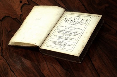 Lot 223 - Edgar's Laws Resolutions of Women’s Rights: or the Lawes, Provision for Women