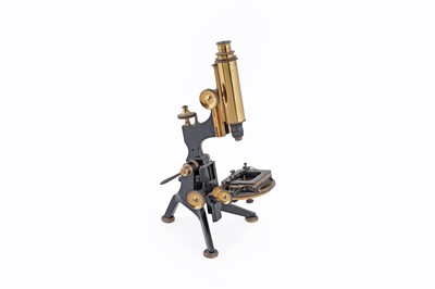 Lot 501 - An early 20th Century microscope by W. Watson & Sons