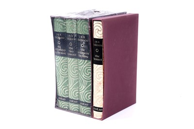 Lot 127 - Folio Society: Tolkien's Lord of the Rings and The Hobbit