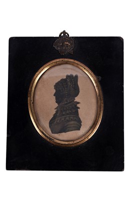 Lot 710 - 19th Century miniatures and silhouettes | watercolour