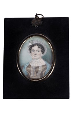 Lot 710 - 19th Century miniatures and silhouettes | watercolour