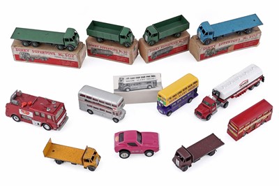 Lot 398 - A collection of Dinky and other toys