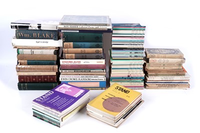 Lot 161 - A collection of poetry-related books, magazines and biographies