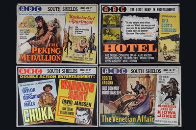 Lot 437 - A collection of four UK quad double bill posters