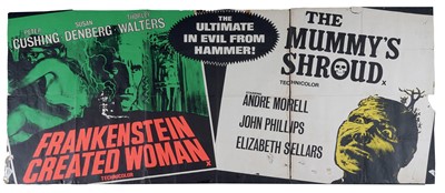 Lot 438 - A large UK double bill poster