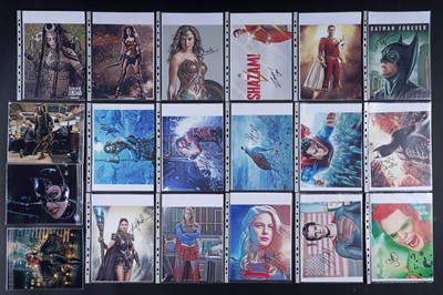 Lot 449 - A collection of DC comics film related autographs